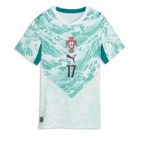 Portugal Rafael Leao #17 Udebanetrøje Dame VM 2026 Kortærmet